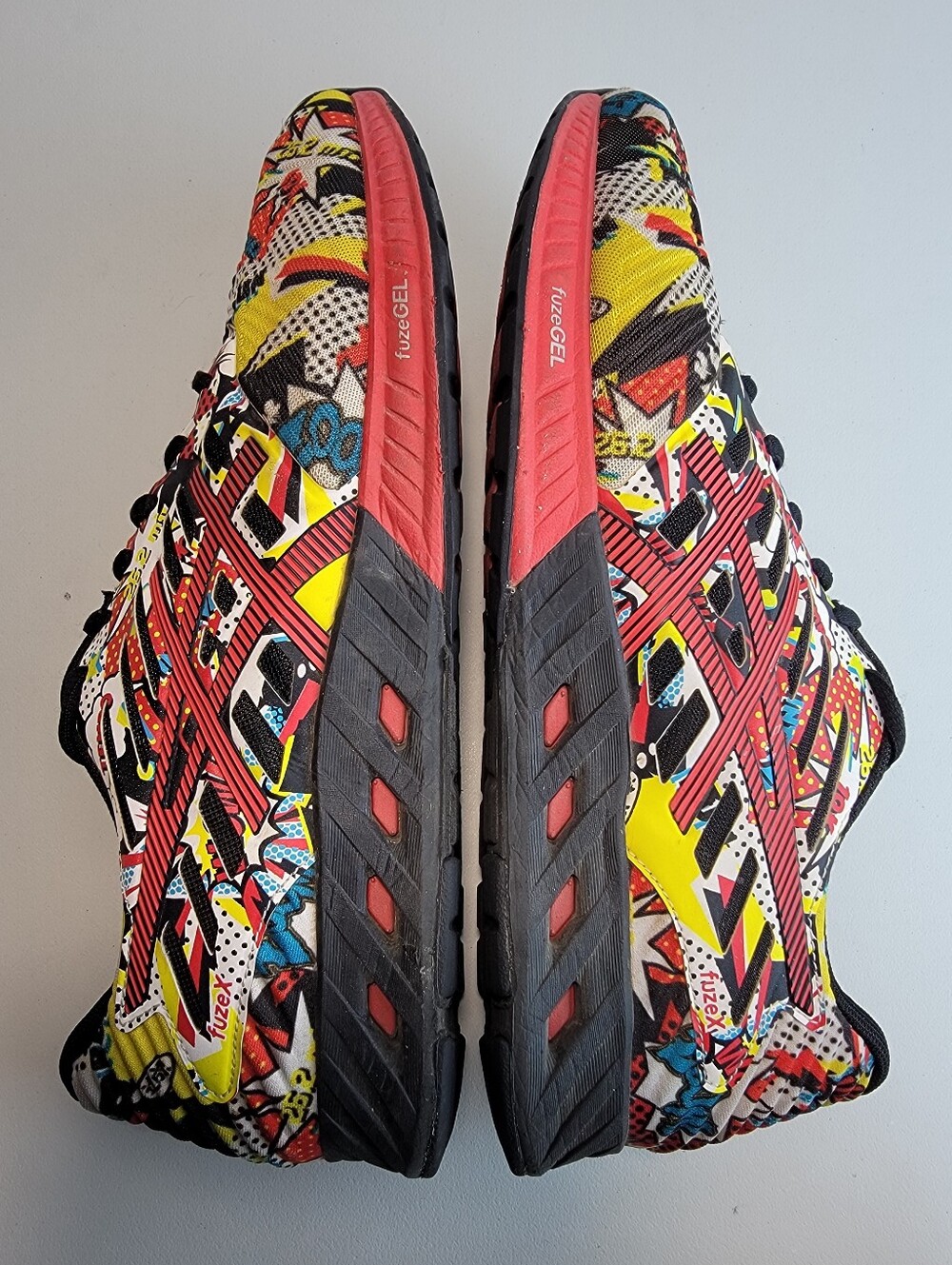 Asics Fuse X Comic Edition Running Shoes Sneakers Men's Size 10 T6K3N - Picture 7 of 13